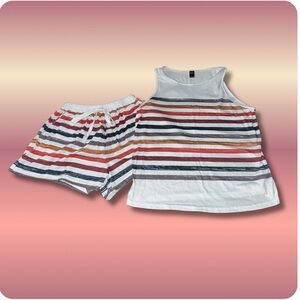 Emery Rose Women’s Striped Coordinates Size Large